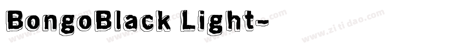 BongoBlack Light字体转换